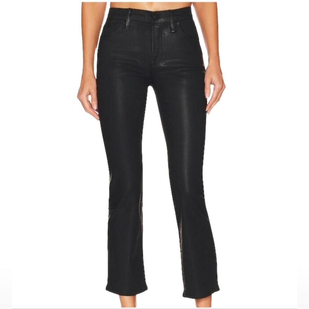 High-Rise Black Women's Flared Jeans
